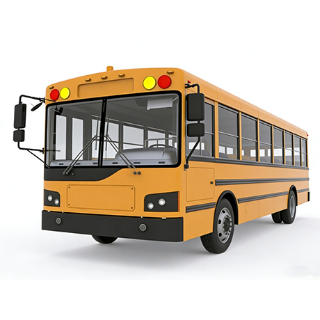American-made 45-seater pure electric bus, 9.5m in length
